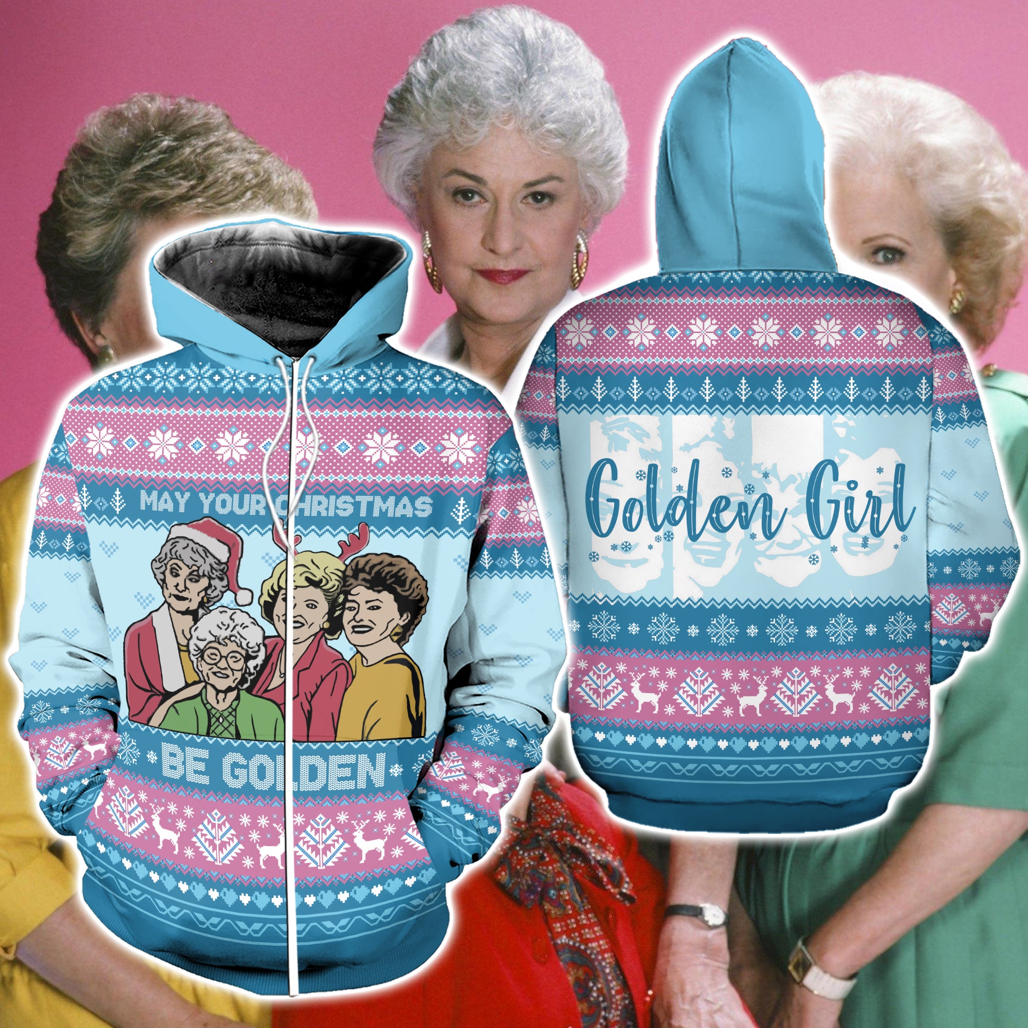 The Golden Girl Ugly Christmas Sweatshirt Hoodie All Over Printed Pf232