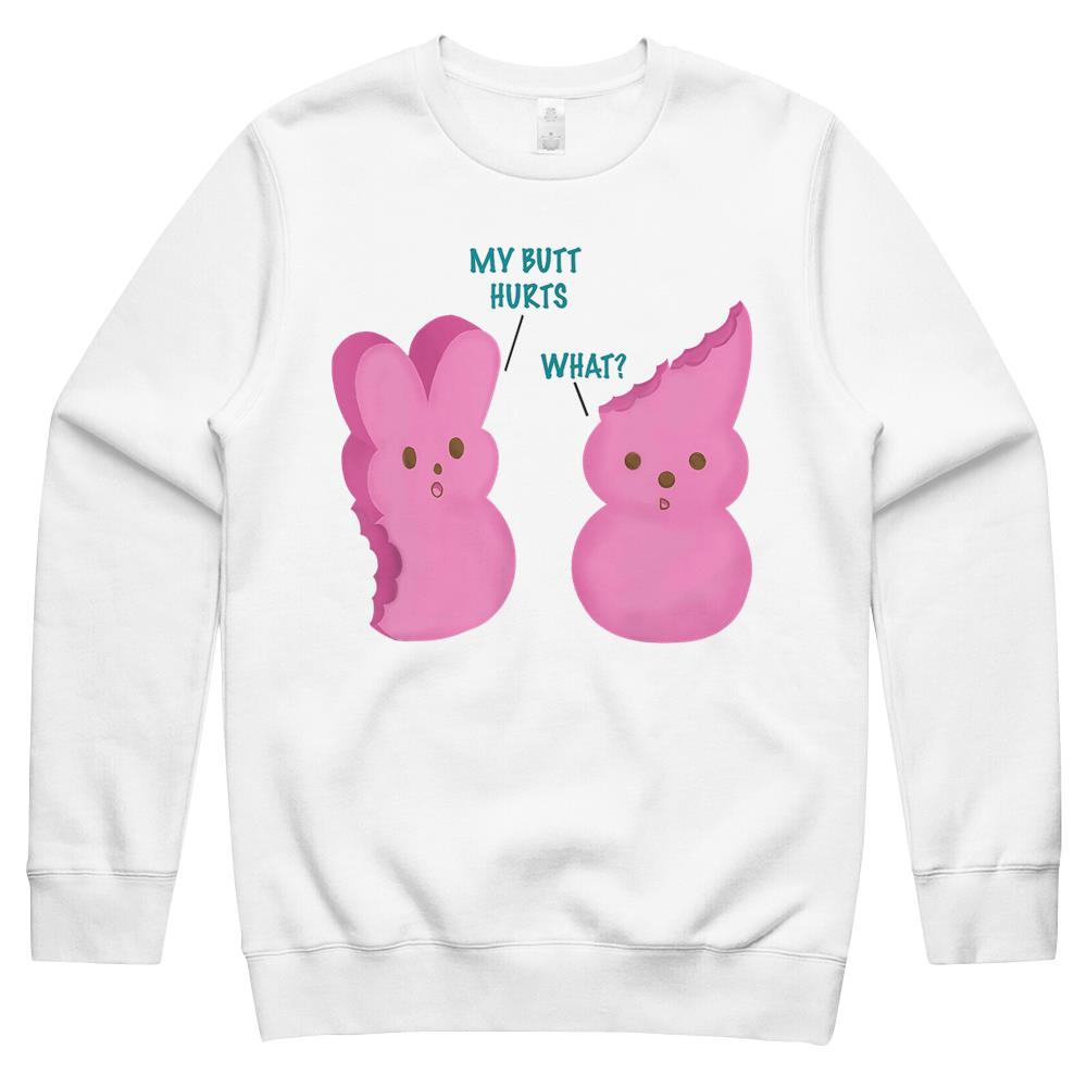 Bunny Peeps Comic Skit Crewneck Sweatshirt