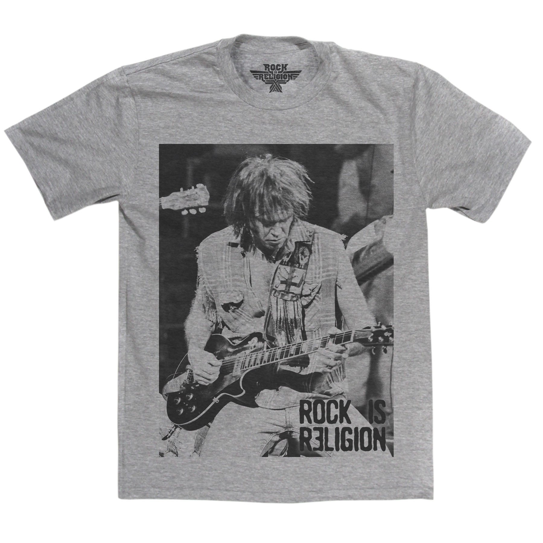 Rock is Religion Neil Young T Shirt