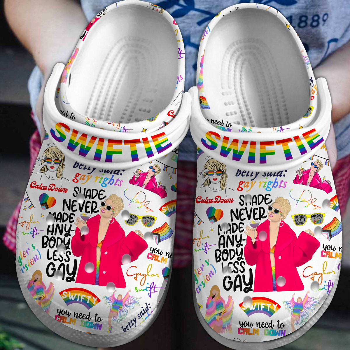 Taylor Swift Music Crocss Crocband Clogs Shoes Comfortable For Men Women And Kids – Ht11305