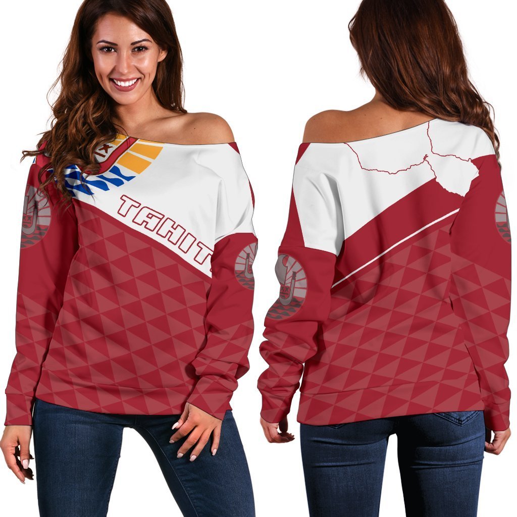 Tahiti Flag Hoodie – Stroke Style Shoulder Sweater