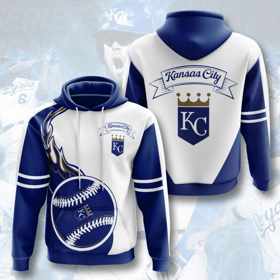 Kansas City Royals Hoodie 3D Style3528 All Over Printed