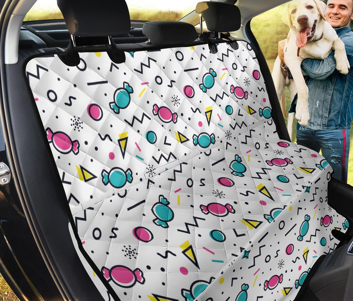 Candy Design Pattern Dog Car Seat Covers