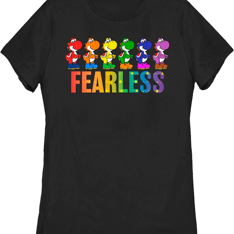 Womens Fearless Yoshi Super Mario Bros. Shirt