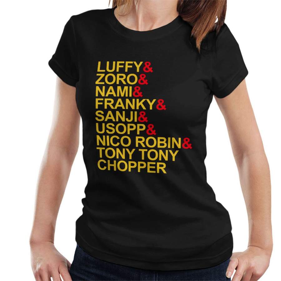 One Piece Character List Women’s T-shirt
