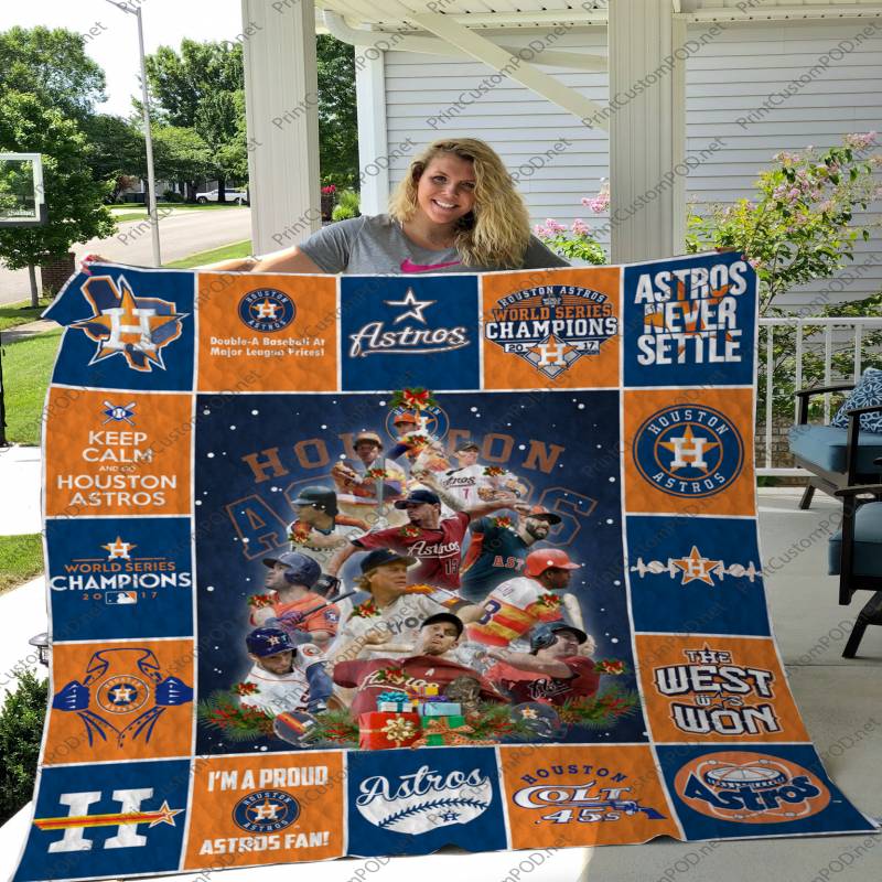 H – Houston Astros Quilt Blanket Ver christmas