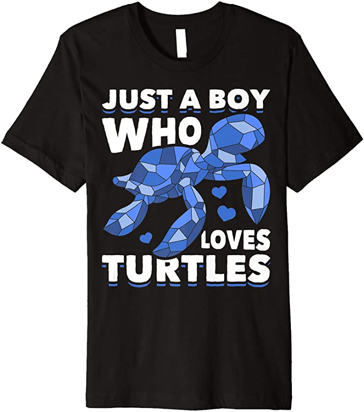 Pet Owner Boys Gift Ocean Animal Sea Turtle Aquarium Turtle Premium T-Shirt