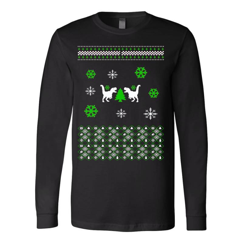 T-Rex Ugly Christmas Sweater Xmas