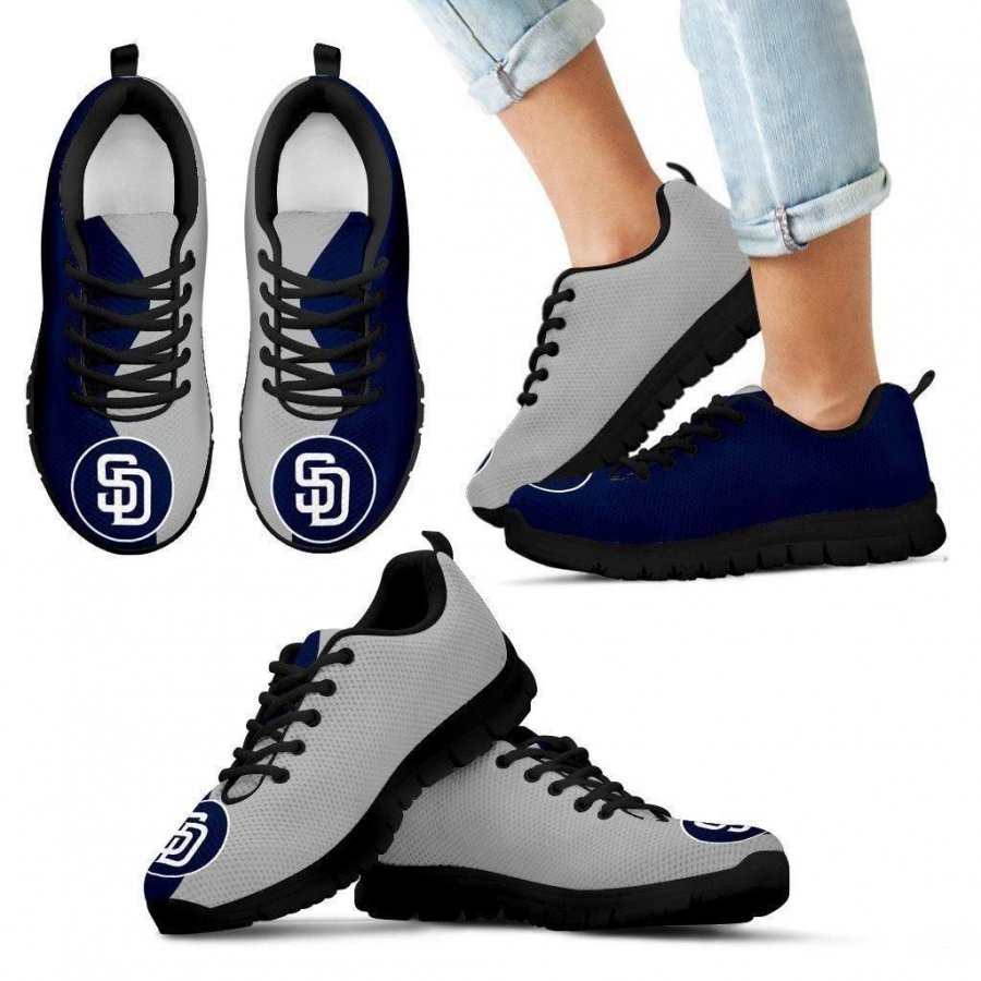 Two Colors Trending Lovely San Diego Padres Sneakers #834