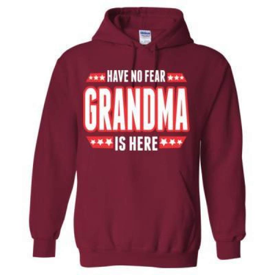 AGR Have No Fear Grandma Is Here – Heavy Blend™ Hooded Sweatshirt