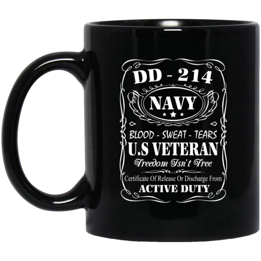 DD-214 Navy Veteran, Freedom Isn’t Free T-Shirt, Proud Navy Veteran Tee