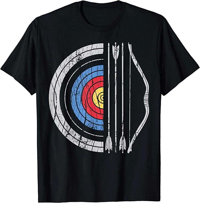 Archery Target Bow And Arrow Vintage Gifts Archer Men Women T-Shirt