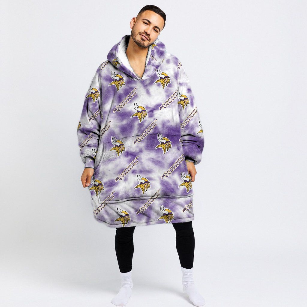 Minnesota Vikings Blanket Hoodie 020