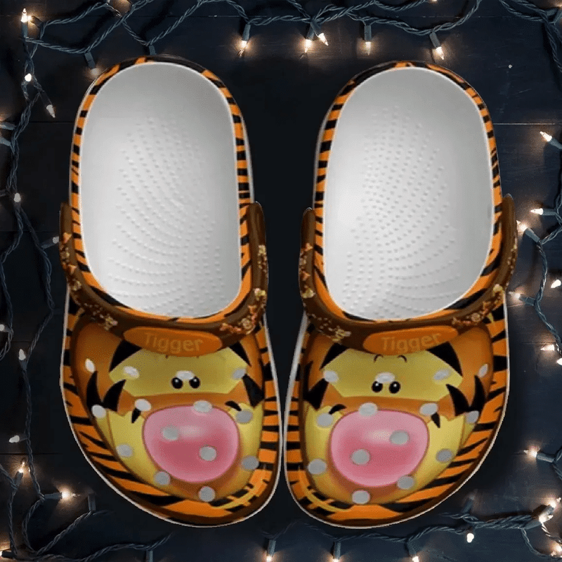 Tigger Winnie-The-Pooh For Lover Rubber Crocs Crocband Clogs Comfy Footwear Tl97