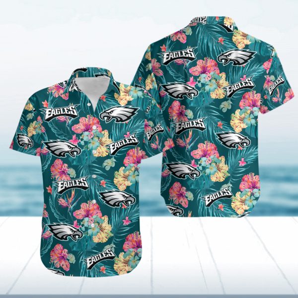 Hawaiian Shirt Island Philadelphia Eagles Summer Button Up Ha25407