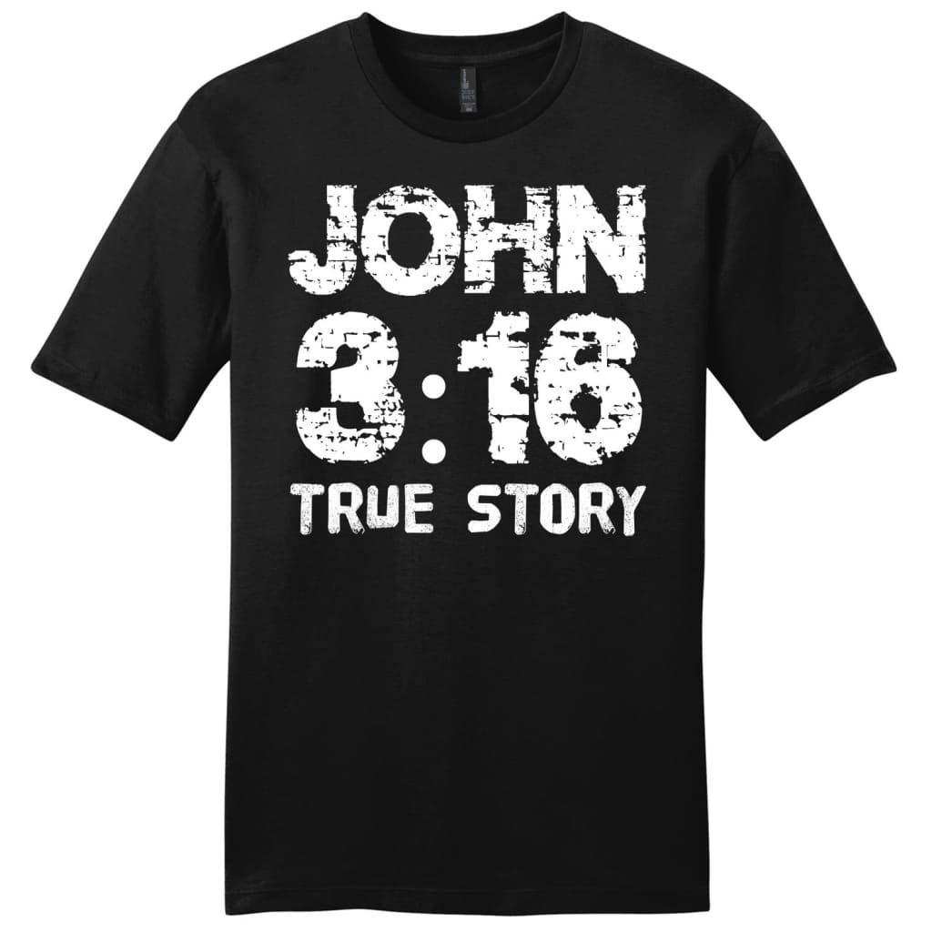 John 3:16 True Story Mens Christian T-Shirt