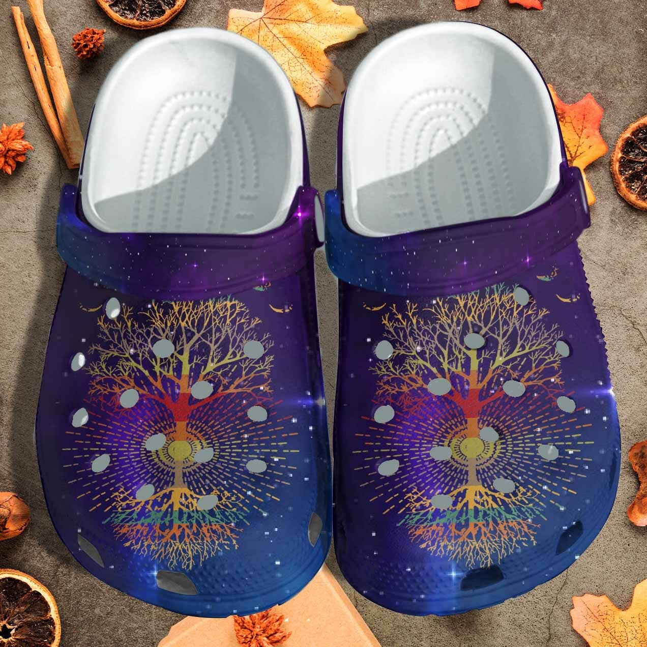 Plants Tree On Earth Shoes – Tree Life Crocs Clogs Birthday Gift – Cr-Tree