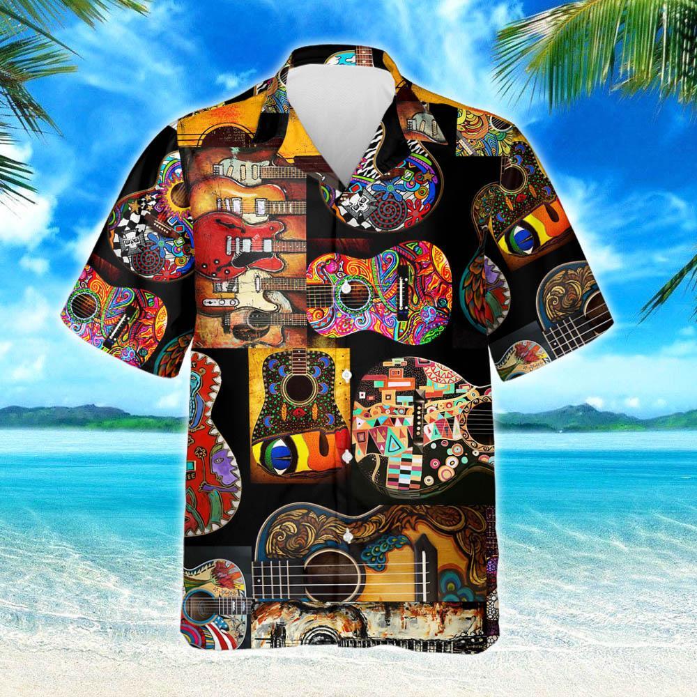 Classic Guitar Aloha Hawaii Shirts For Men Women Ha49427