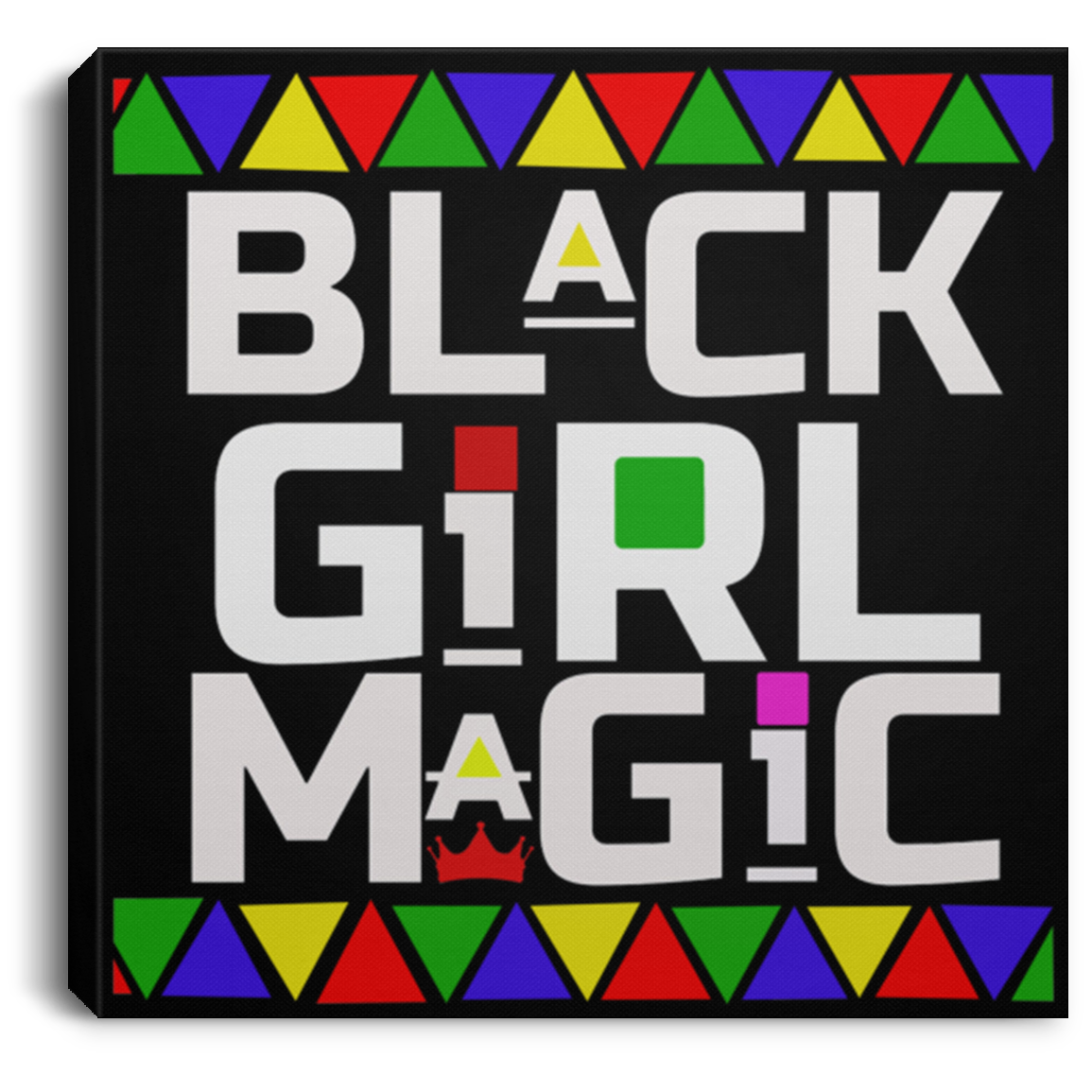 African American Canvas -Black Girl Magic Canvas For Living Room Home Decor