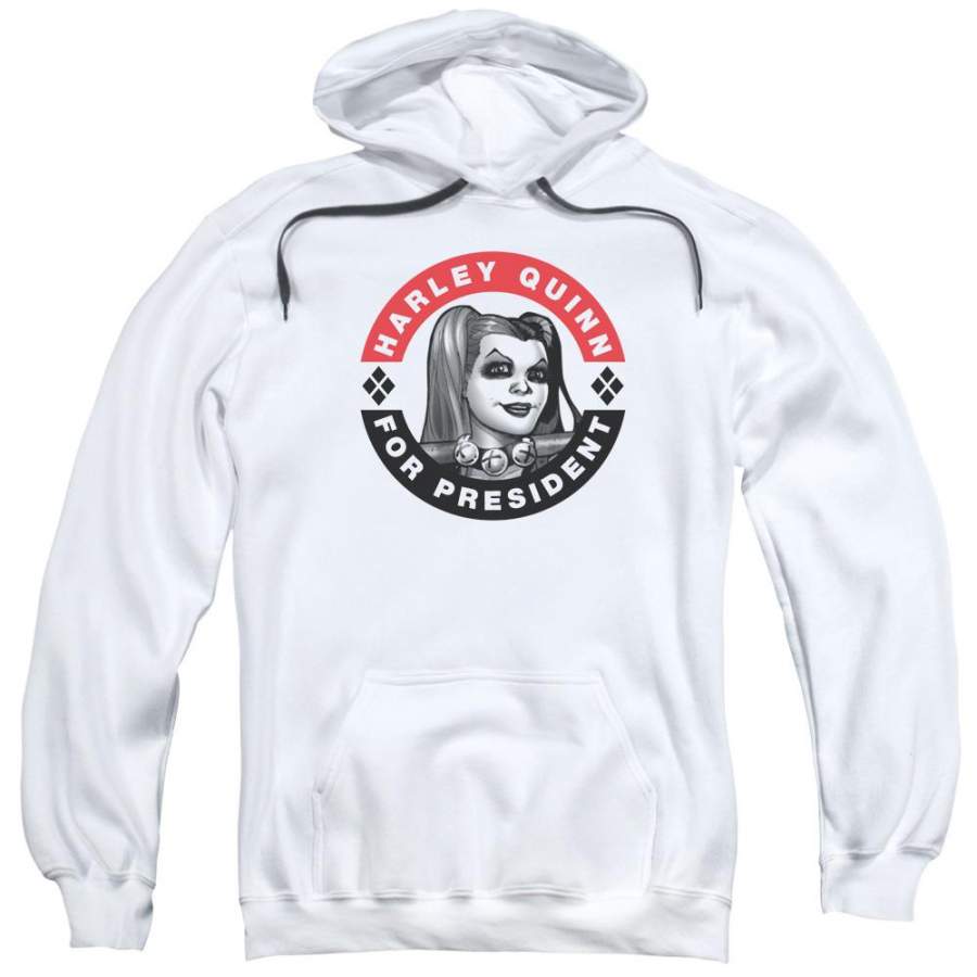 Batman – Harley President Circle Adult Pull Over Hoodie