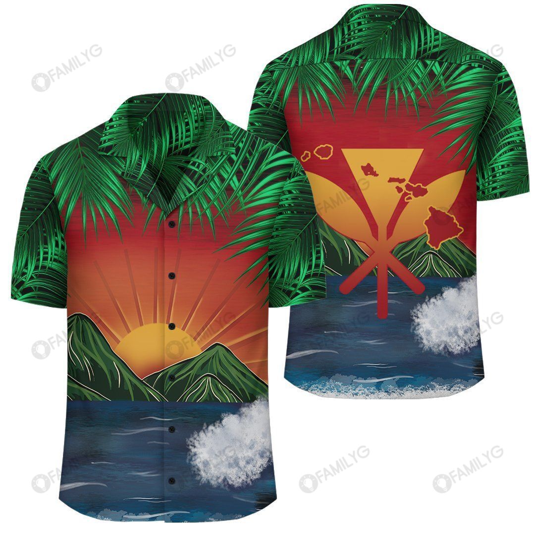 Hawaii Sea Leaves Hawaii Shirt Summer Hawaiian For Men, Women, Couple