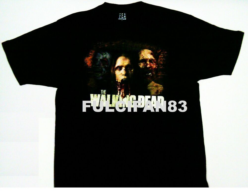 The Walking Dead Kirkman Amc Horror Zombies Black shirt