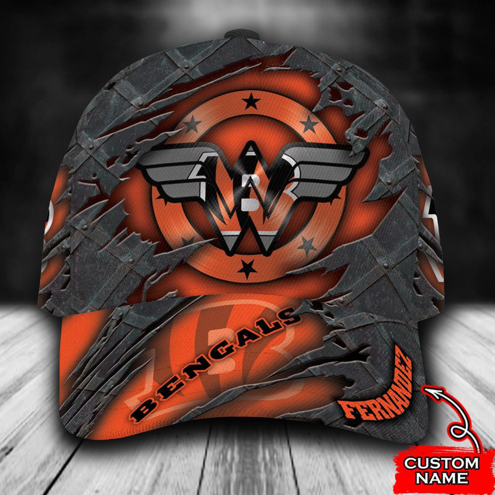 Personalized Cincinnati Bengals Wonder Woman All Over Print 3D Baseball Cap