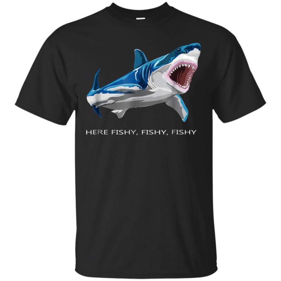 AGR Here Fishy Fishy Fishy Shark Shirt Jaq T-shirt