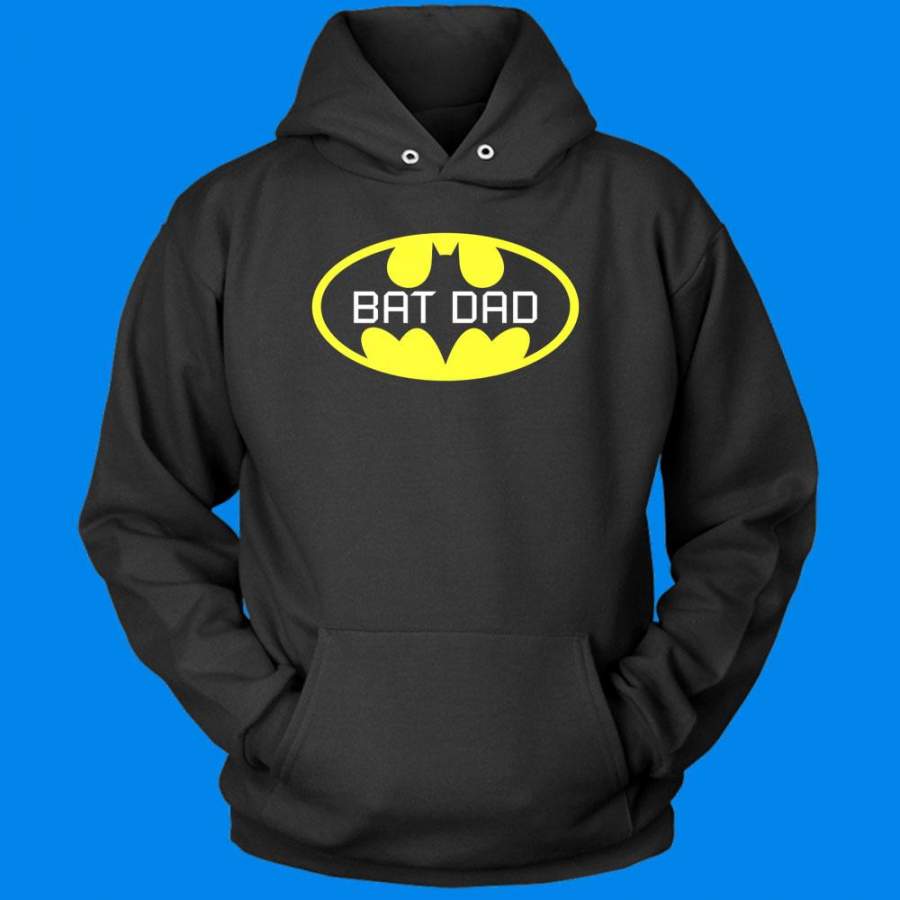 Bat Dad  Batman Inspired Men’S Hoodie