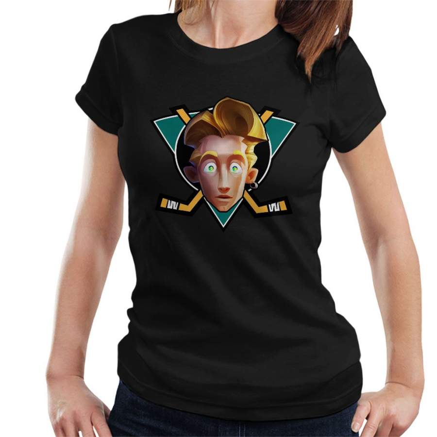 Mighty Ducks Monkey Island Guybrush Women’s T-Shirt