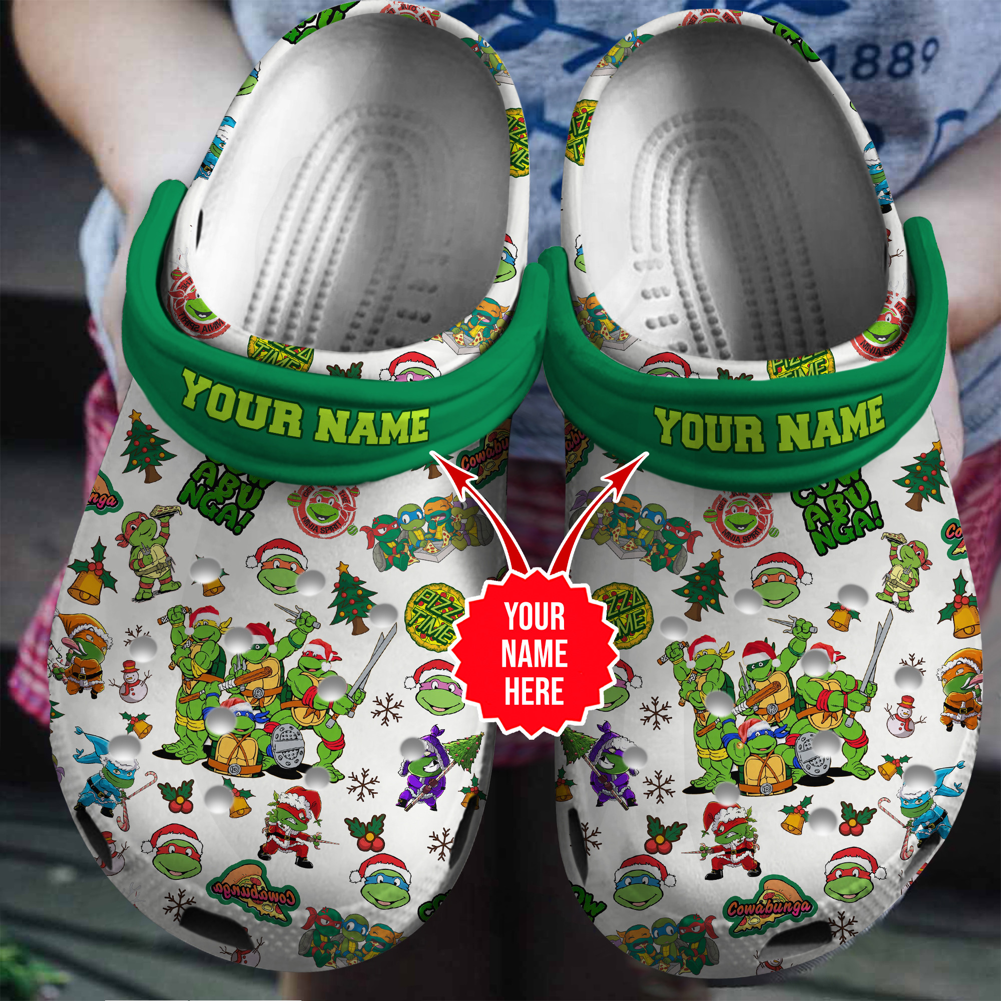 Teenage Mutant Ninja Turtles Movie Crocs Crocband Clogs Shoes Comfortable For Men Women and Kids 16