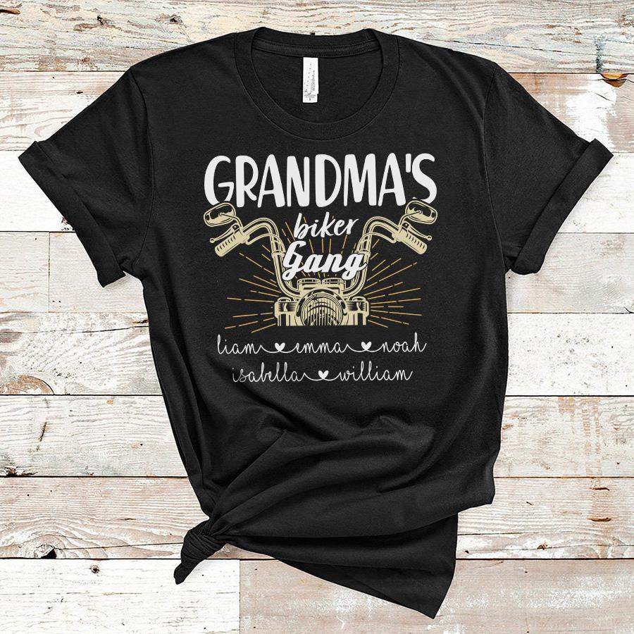 Grandma’s Biker Gang | Personalized T-Shirt