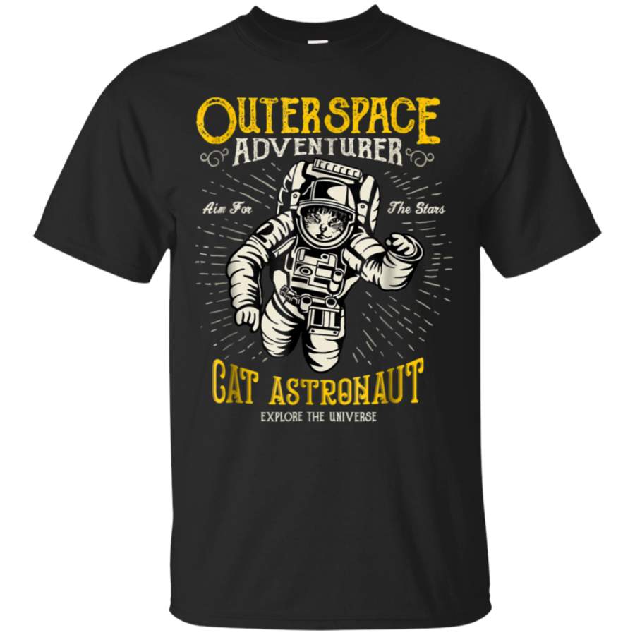 AGR Astronaut Outer Space Cat Shirt – Cat Lover Gift Idea