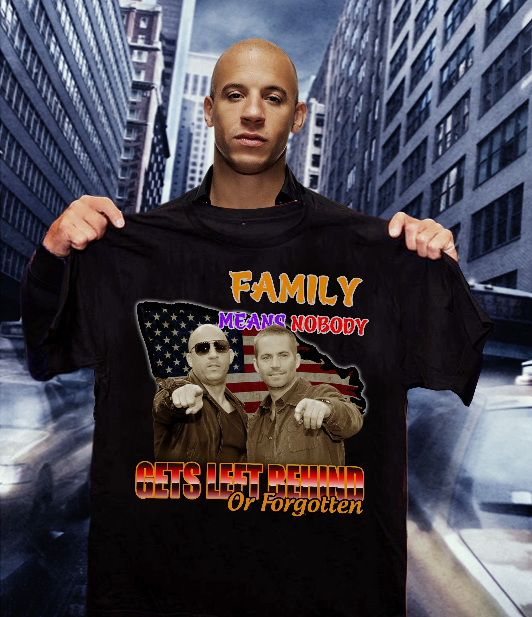 Baeelly™Fast And Furious Family T-Shirt – Lv005