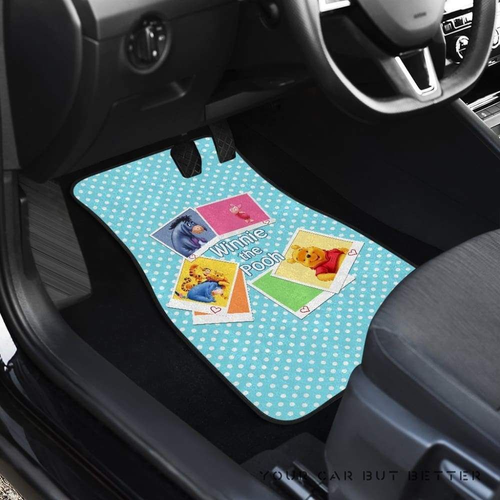 Winnie The Pooh Car Floor Mats 14 110619 Personalized Car Seat Floor Mat Custom Print