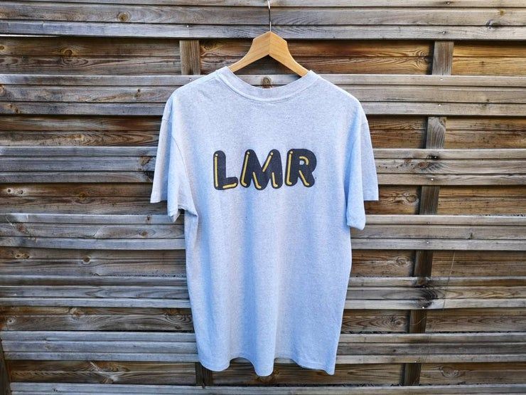 80S Poly Super Lmr Stained Gray Shirt