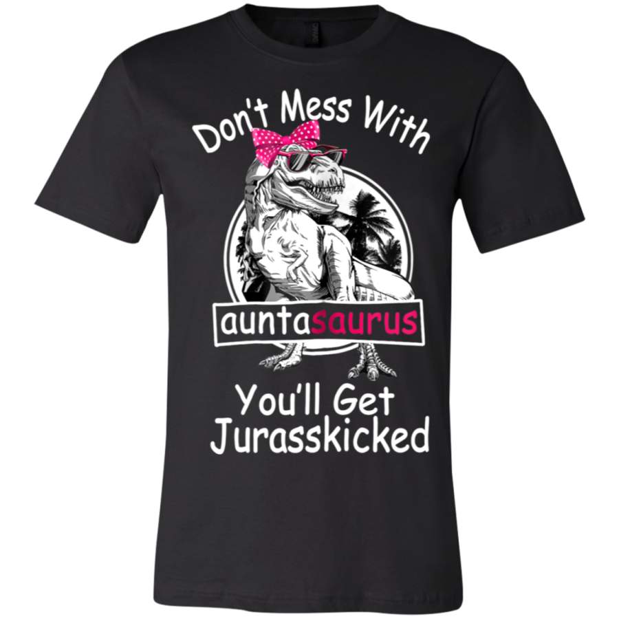 AGR Don’t Mess With Auntasaurus T-Shirt  USA