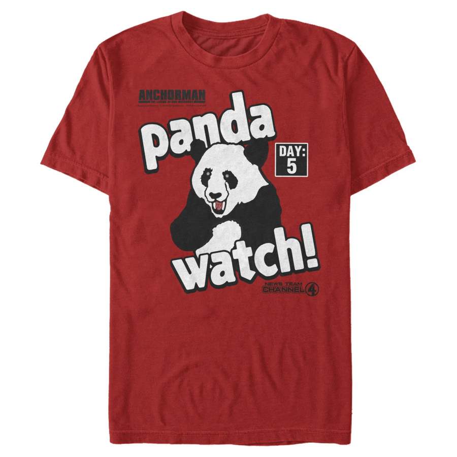 Anchorman Men’s Panda Watch Day 5  T Shirt