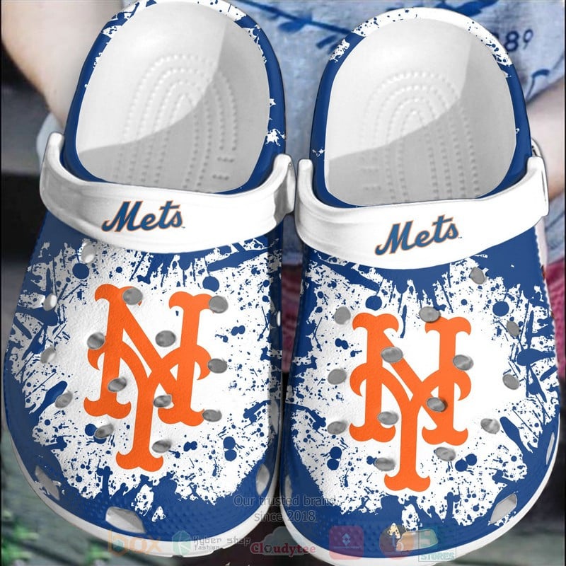 New York Mets Crocs Crocband Shoes
