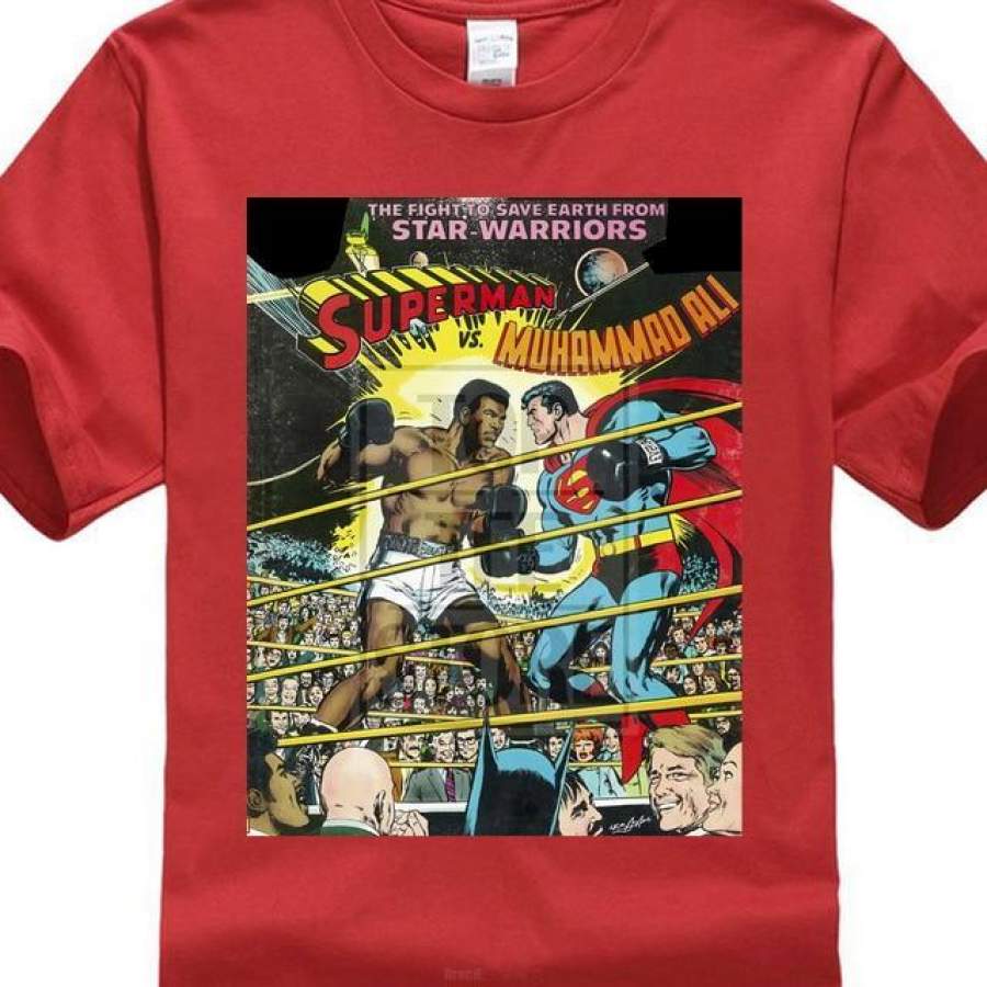 Superman Vs Muhammad Ali Comic Cover T-Shirt