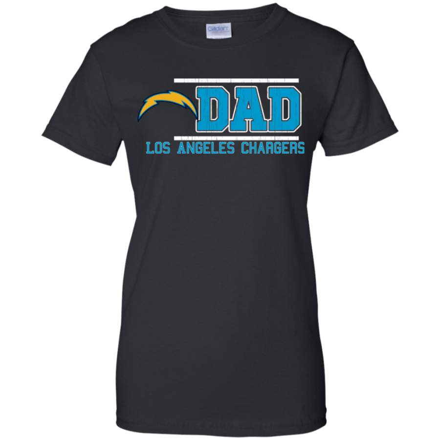 Trending tees Los Angeles Chargers Dad – Father’s Day Shirt Ladies’ T-Shirt