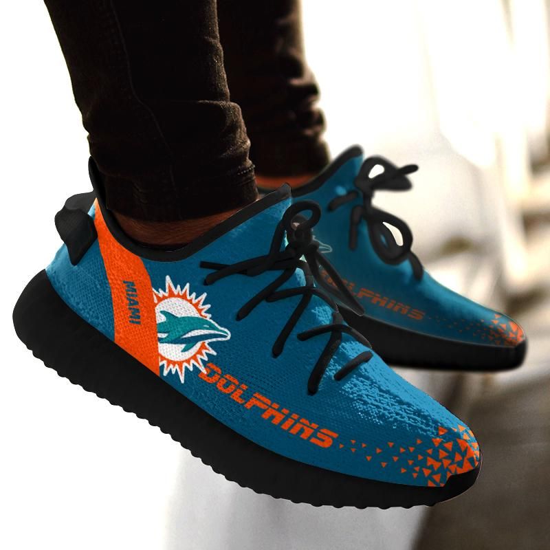 Get Here Line Logo Miami Dolphins Sneakers As Special Shoes