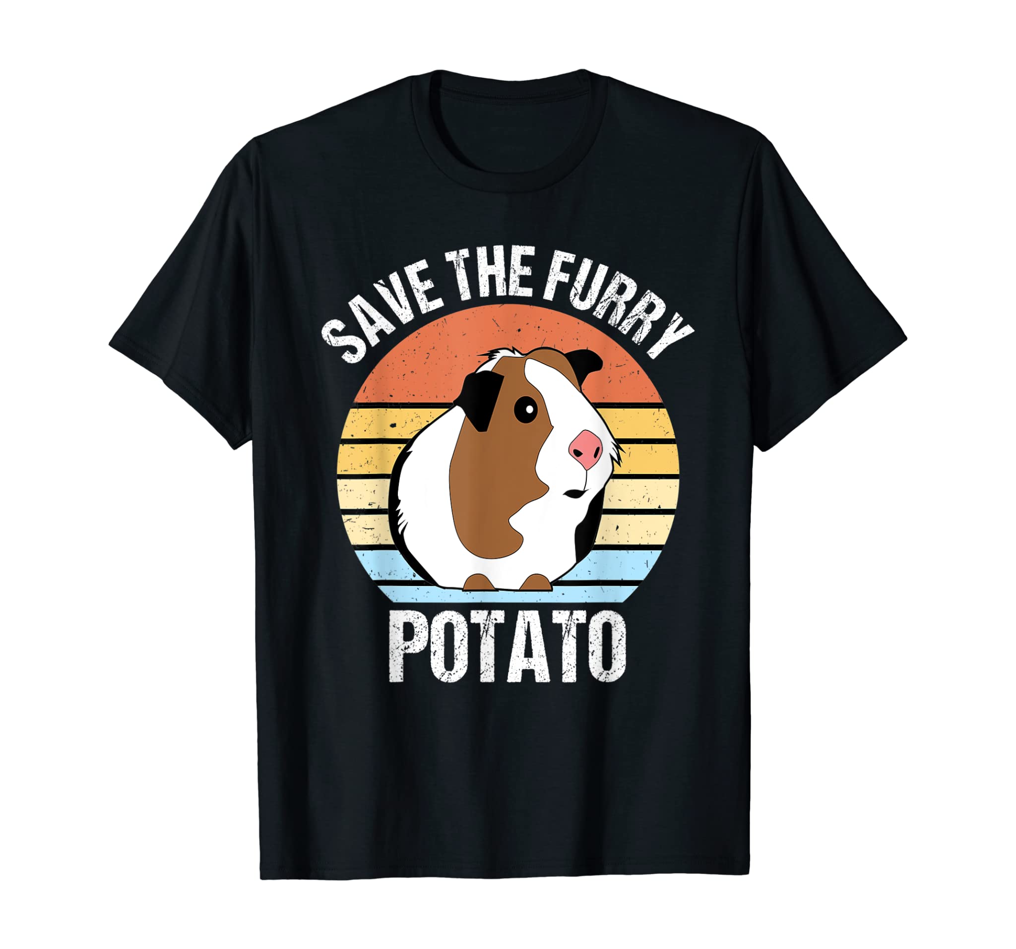 Save The Furry Potato Funny Guinea Pig T-Shirt