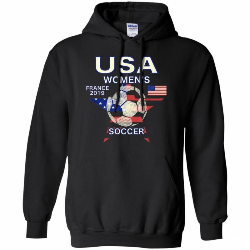 Women Soccer USA Team shirt France 2019 World Tournament Hoodie