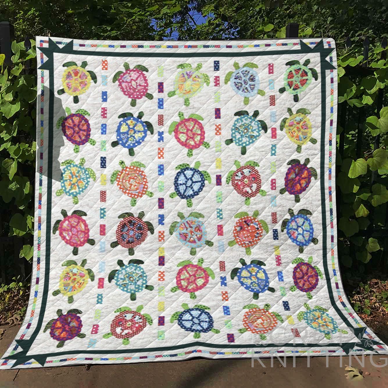 Turtle YE 3D Quilt Blanket 384