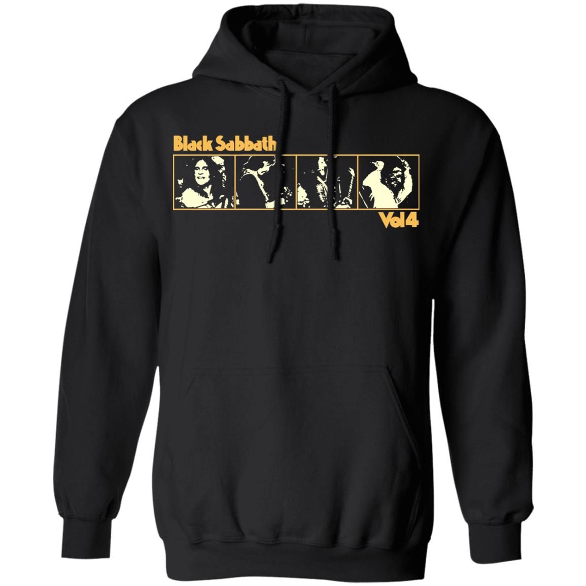 Black Sabbath Vol 4 Film Strip Black T-Shirt