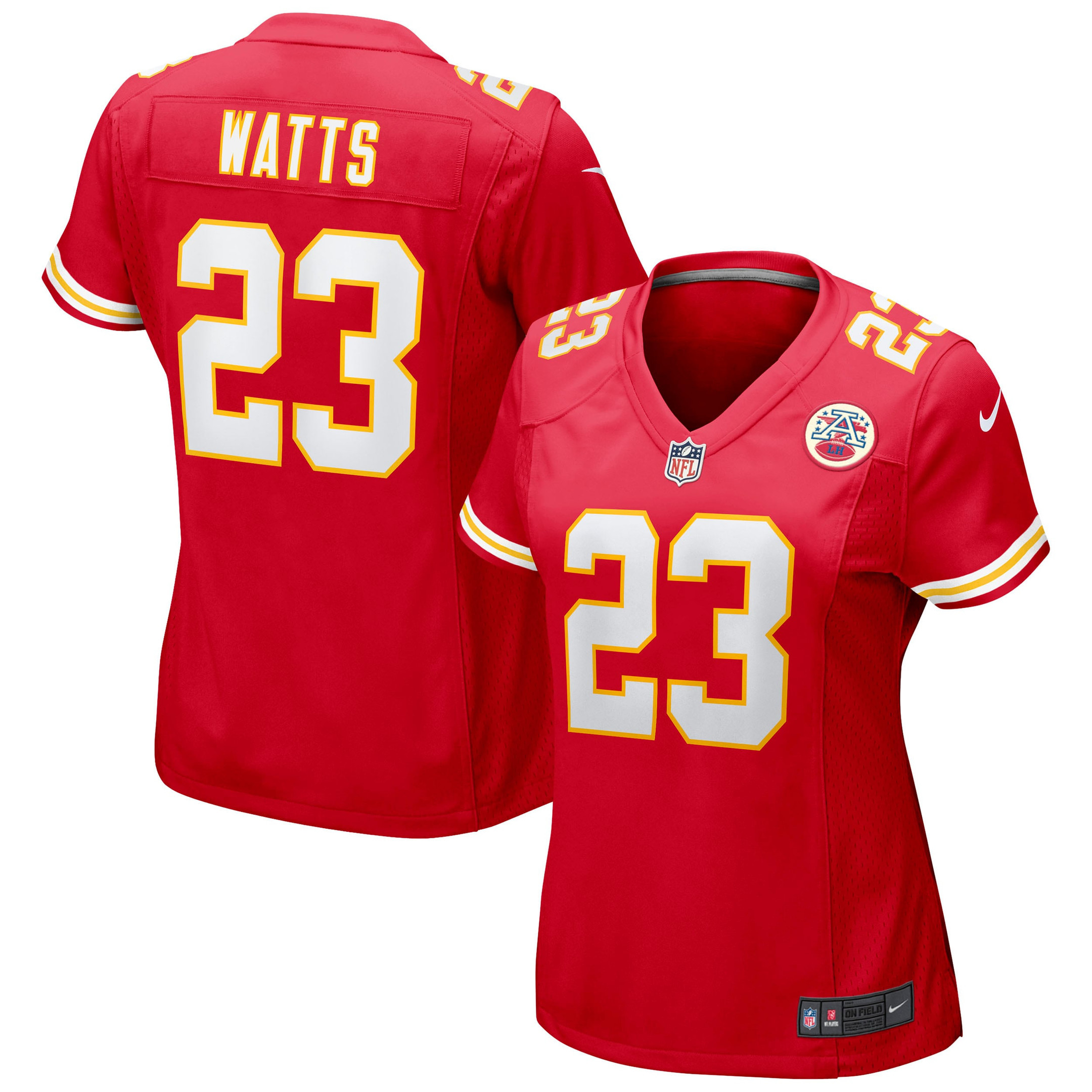 Armani Watts Kansas City Chiefs Womens Game Jersey – Red NFL