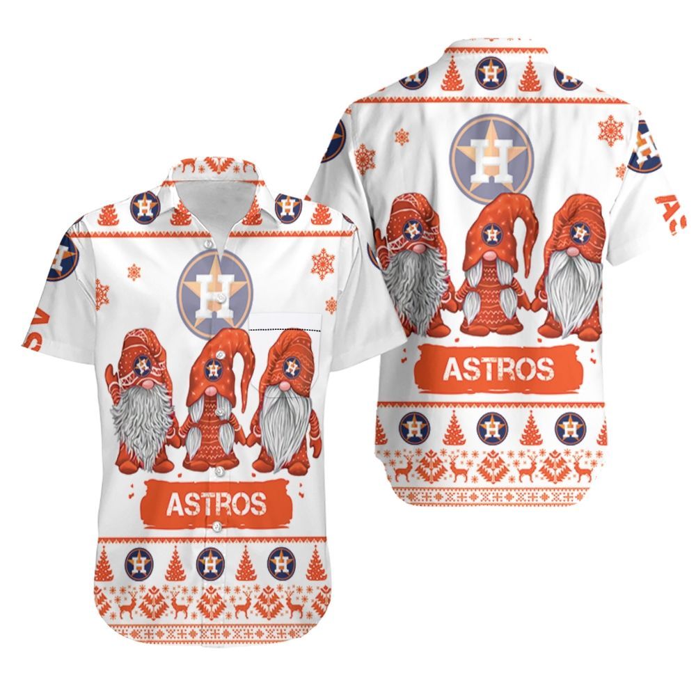 Christmas Gnomes Houston Astros Ugly Sweatshirt Hawaii Shirt Ha28133