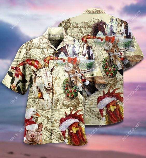 Shop From 1000 Unique Hawaii Aloha Shirts Christmas Begins On The Farm Ha110184