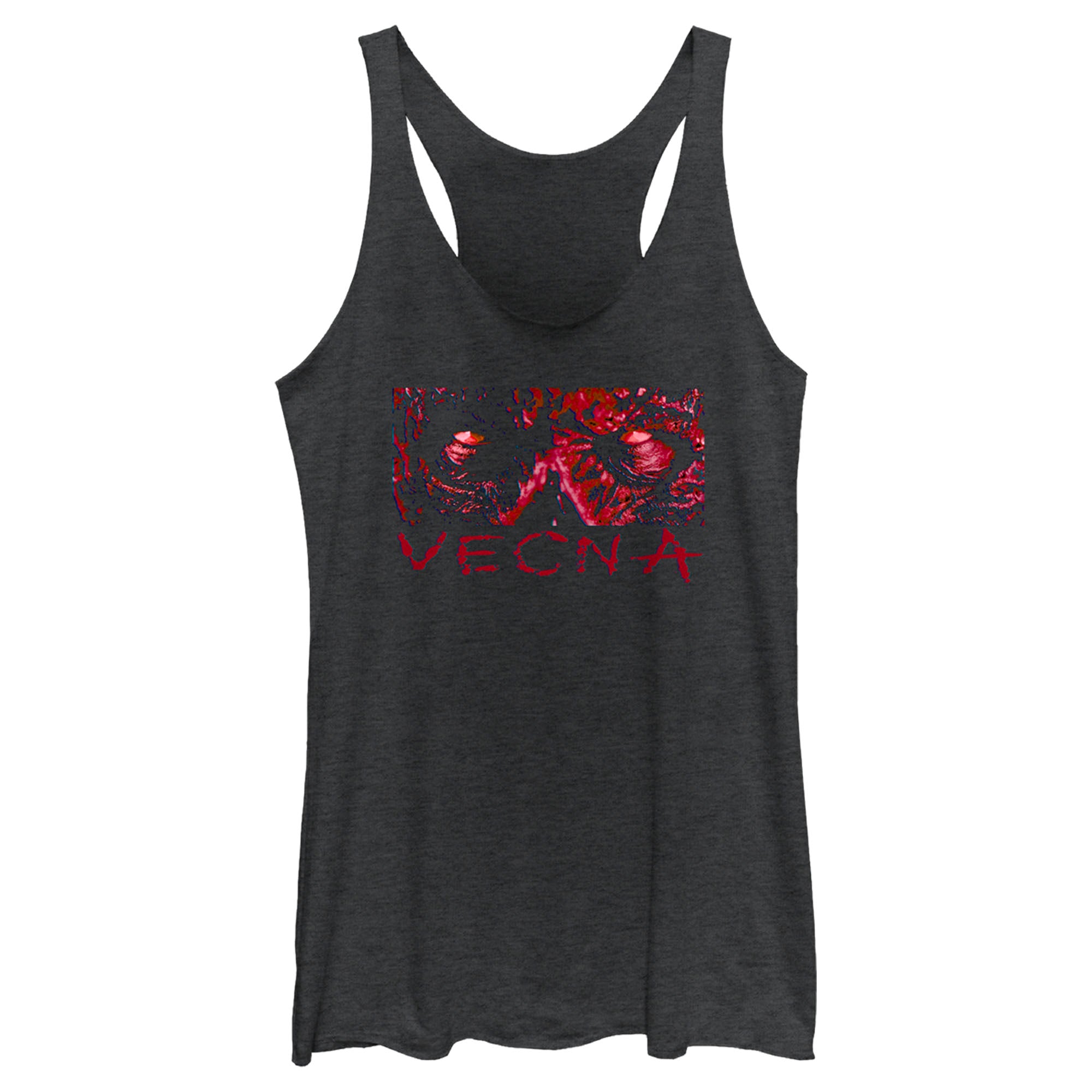 Women’S Stranger Things Vecna Dark Stare Eye Shot Racerback Tank Top